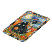 HOCUS POCUS BLACK CAT WITCH & MOUSE HALLOEEN MAGNEET (Linkerzijde)