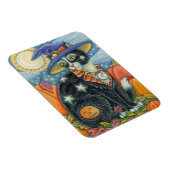 HOCUS POCUS BLACK CAT WITCH & MOUSE HALLOEEN MAGNEET (Rechterzijde)