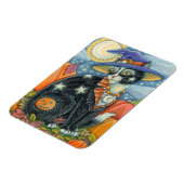 HOCUS POCUS BLACK CAT WITCH & MOUSE HALLOEEN MAGNEET (Linkerzijde)