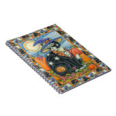 HOCUS POCUS BLACK CAT WITCH & MOUSE HALLOEEN NOTITIEBOEK (Rechterzijde)