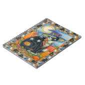 HOCUS POCUS BLACK CAT WITCH & MOUSE HALLOEEN NOTITIEBOEK (Linkerzijde)