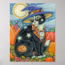 HOCUS POCUS BLACK CAT WITCH & MOUSE HALLOEEN