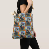 HOCUS POCUS BLACK CAT WITCH & MOUSE HALLOEEN TOTE BAG (Dichtbij)