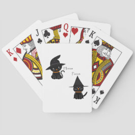 Hocus Pocus Black Cats Pokerkaarten