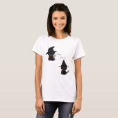 Hocus Pocus Black Cats T-shirt (Voorkant volledig)