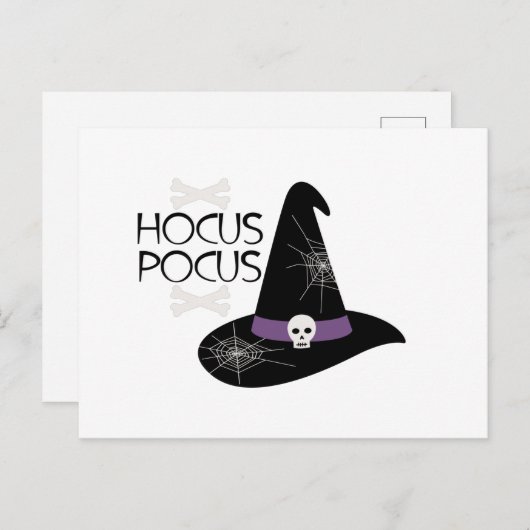 Hocus Pocus Briefkaart (Voorkant / Achterkant)
