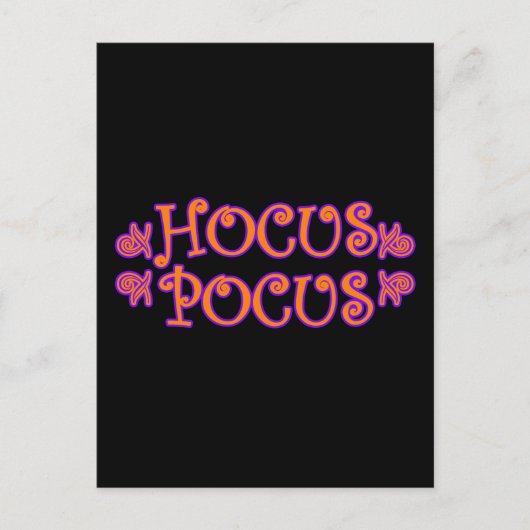 Hocus Pocus Briefkaart (Voorkant)