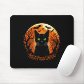 Hocus Pocus Catocus Halloween Zwarte Kat Liefhebbe Muismat (Met muis)