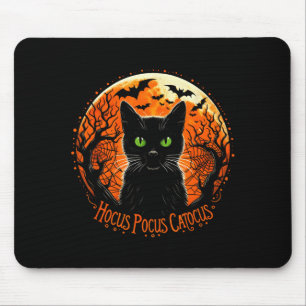 Hocus Pocus Catocus Halloween Zwarte Kat Liefhebbe Muismat