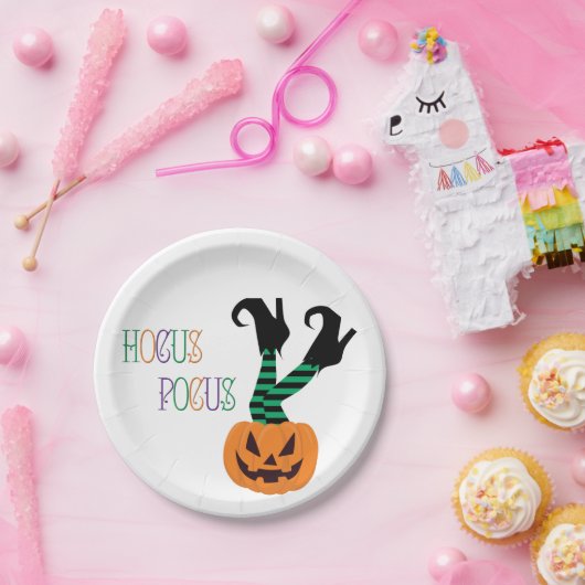 Hocus Pocus Chocolade Papieren Bordje (Feest)