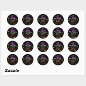 Hocus Pocus Circle-Sticker Ronde Sticker (Vel)