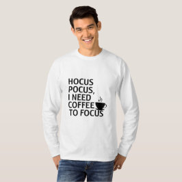 Hocus Pocus Coffee Halloween  T-shirt
