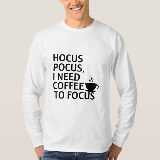 Hocus Pocus Coffee Halloween  T-shirt (Voorkant)