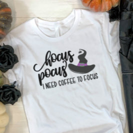 Hocus Pocus Coffee Halloween T-shirt