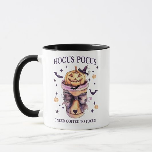 Hocus Pocus Coffee Mok met Coquette Bow (Links)