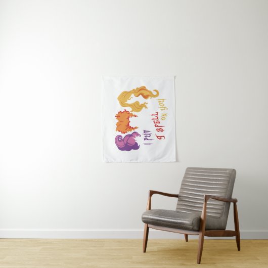 Hocus Pocus / De zussen van Sanderson Wandkleed (In situ)