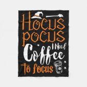 Hocus Pocus Diy Halloween Kostuum Fleece Deken (Voorkant)