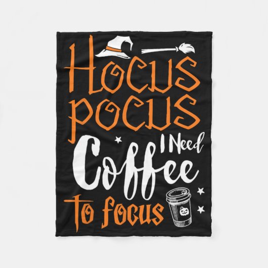 Hocus Pocus Diy Halloween Kostuum Fleece Deken (Voorkant)