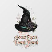 Hocus Pocus en ventilatorenergie Witchy Window Cli Raamsticker (Vel)