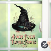 Hocus Pocus en ventilatorenergie Witchy Window Cli Raamsticker (Huis)