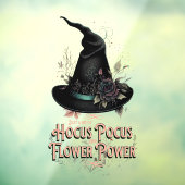Hocus Pocus en ventilatorenergie Witchy Window Cli Raamsticker (Vel 3)