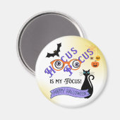 Hocus Pocus Focus Halloween Magneet (Voorkant / Achterkant)