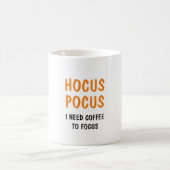 Hocus Pocus Funny Halloween Quote | SINAASAPPEL Koffiemok (Center)