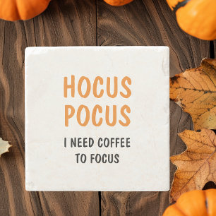 Hocus Pocus Funny Halloween Quote   SINAASAPPEL Stenen Onderzetter