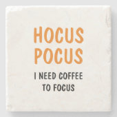 Hocus Pocus Funny Halloween Quote | SINAASAPPEL Stenen Onderzetter (Voorkant)