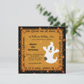 Hocus Pocus Ghost Birthday Kaart (Staand voorkant)