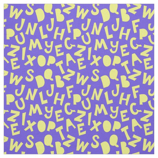 Hocus Pocus grappig lettertype met snijwonden Stof (Swatch)