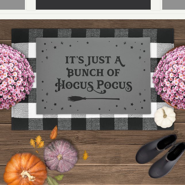 Hocus Pocus Gray Halloween Quote Deurmat (Creator heeft geüpload)