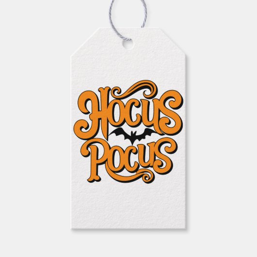 Hocus Pocus Halloween Cadeaulabel (Voorkant)
