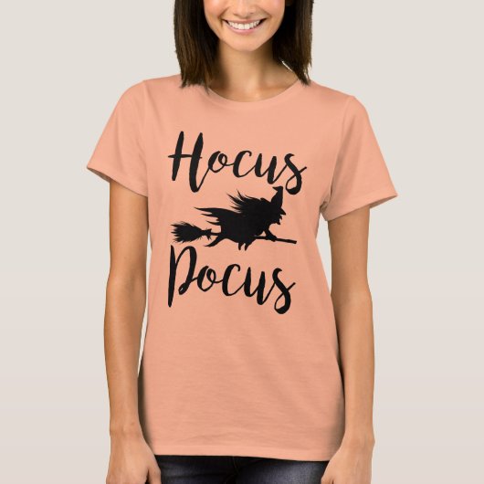 Hocus Pocus Halloween Enge heks T-shirt (Voorkant)