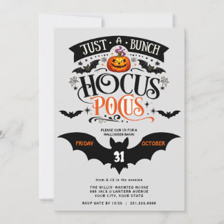 Hocus Pocus Halloween-feest Digital Kaart