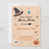 Hocus Pocus Halloween-feest uitnodiging (Voorkant)