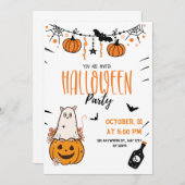 Hocus Pocus Halloween feestuitnodigingskaart Kaart (Voorkant / Achterkant)