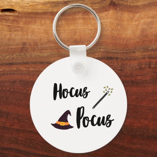 Hocus pocus halloween funny keychain (Achterkant)