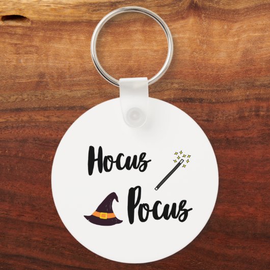 Hocus pocus halloween funny keychain (Voorkant)