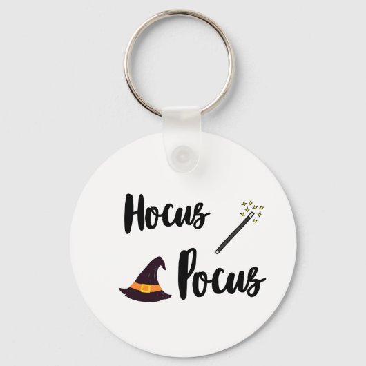 Hocus pocus halloween funny keychain (Achterkant)