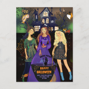 HOCUS POCUS HALLOWEEN HEKSEN BRIEFKAART