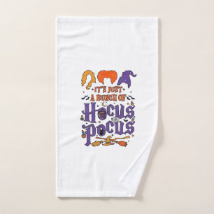 Hocus Pocus Halloween Heksen Ketel Bezem Kat M Handdoek