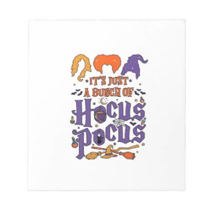 Hocus Pocus Halloween Heksen Ketel Bezem Kat M Notitieblok