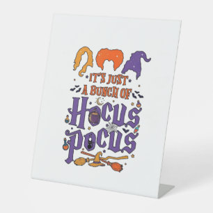 Hocus Pocus Halloween Heksen Ketel Bezem Kat M Reclamebord Met Voetstuk