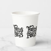 Hocus Pocus Halloween Mok – Spooky Font Coffee Cup Papieren Bekers (Voorkant)