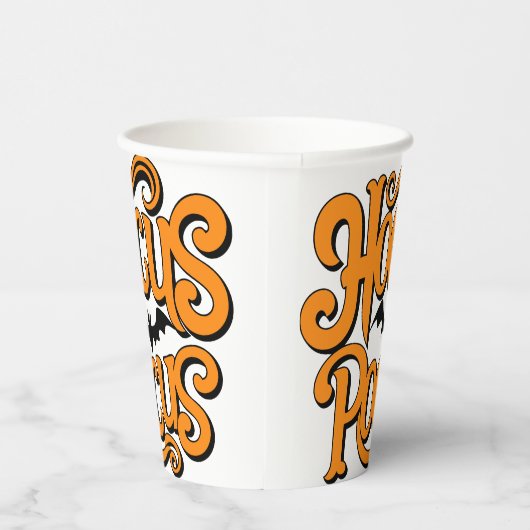 Hocus Pocus Halloween Papieren Bekers (Rechts)