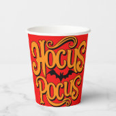 Hocus Pocus Halloween Papieren Bekers (Achterkant)