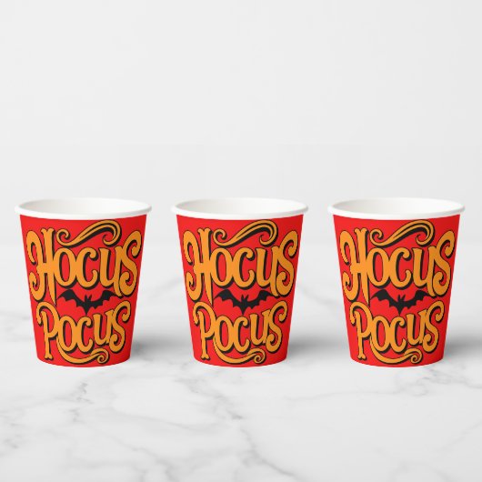 Hocus Pocus Halloween Papieren Bekers (Multi)
