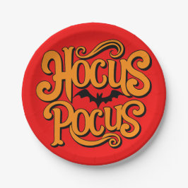 Hocus Pocus Halloween Papieren Bordje