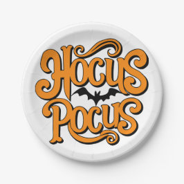 Hocus Pocus Halloween Papieren Bordje